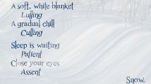 Snow poem