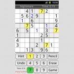 Sudoku on Android, Nightmare Difficulty, Sand Skin