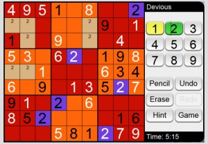 Sudoku on Web, Devious Level, Fire Skin