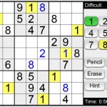 Sudoku on Web, Difficult Level, Sand Skin