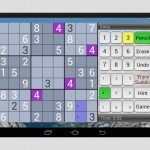 Sudoku on Tablet, Easy level, Fog skin